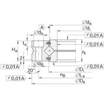 Crossed roller bearings - XV110