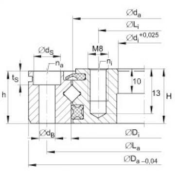 Crossed roller bearings - XU050077