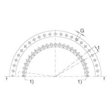 Axial/radial bearings - YRT100