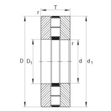 Axial cylindrical roller bearings - 89413-TV