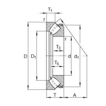 Axial spherical roller bearings - 29330-E1-XL