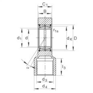 Hydraulic rod ends - GIHRK100-DO