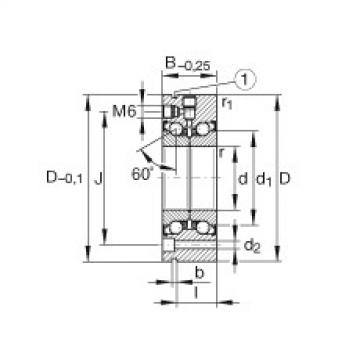 Axial angular contact ball bearings - ZKLF70155-2Z-XL