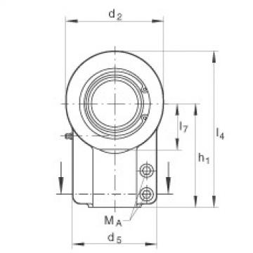 Hydraulic rod ends - GIHNRK160-LO