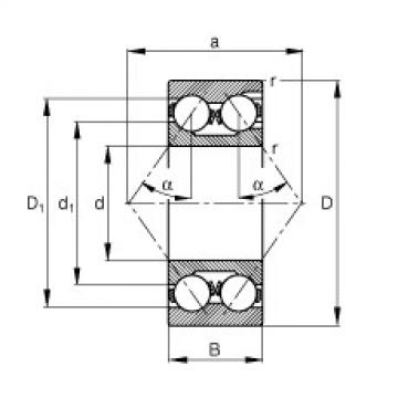 Angular contact ball bearings - 3217