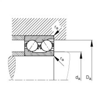 Angular contact ball bearings - 3219-M