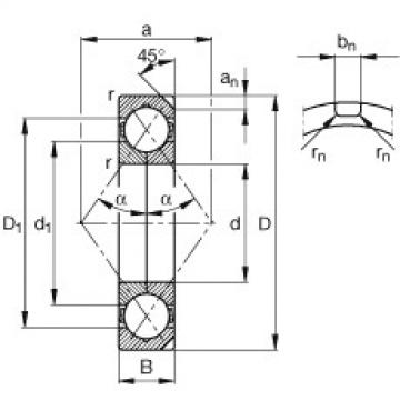 Four point contact bearings - QJ316-N2-MPA