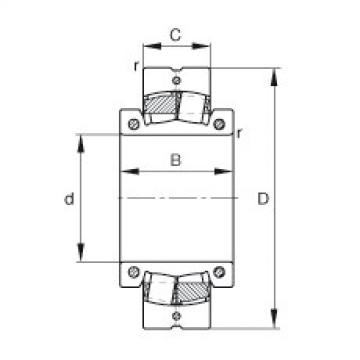 Spherical roller bearings - 222S.415-MA