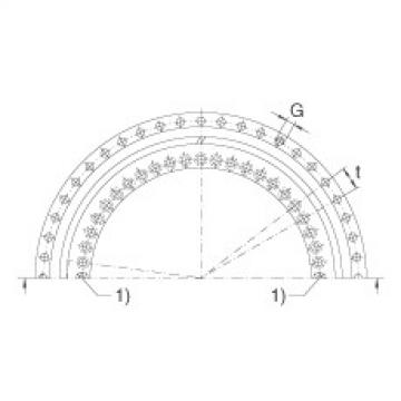 Axial angular contact ball bearings - ZKLDF150