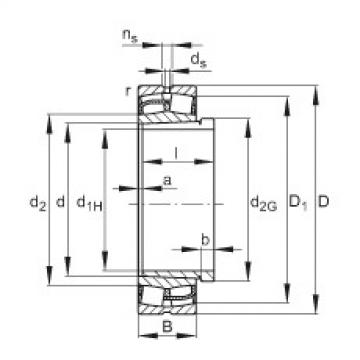 Spherical roller bearings - 22240-BE-XL-K + AH2240