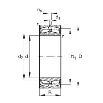 Sealed spherical roller bearings - 24036-BE-XL-2VSR