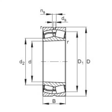 Spherical roller bearings - 22244-BE-XL-K