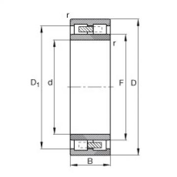 Cylindrical roller bearings - NNU41/500-M