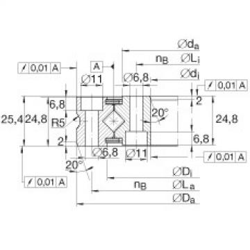 Crossed roller bearings - XSU080188