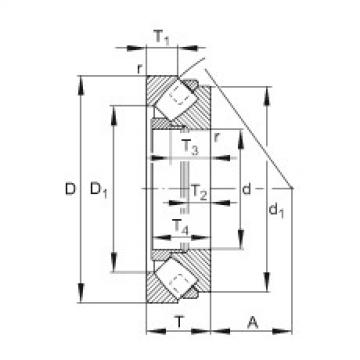 Axial spherical roller bearings - 292/1000-E1-MB