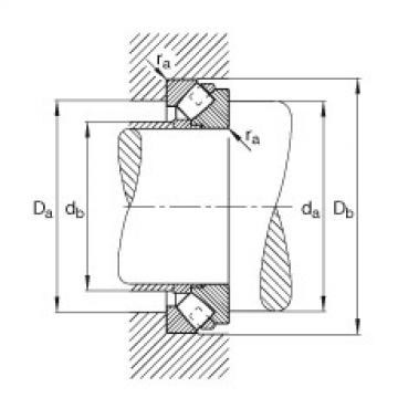 Axial spherical roller bearings - 29392-E1-XL-MB