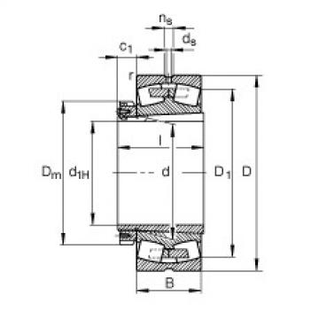 Spherical roller bearings - 230/710-B-K-MB + H30/710-HG