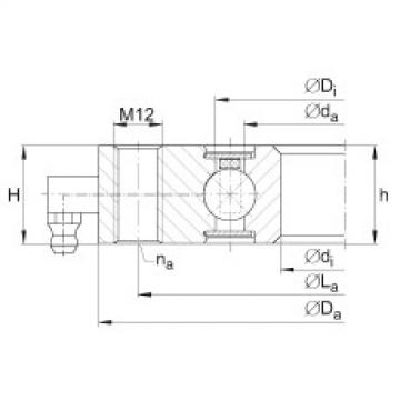 Four point contact bearings - VU130225