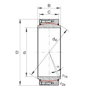 Large radial spherical plain bearings - GE1000-DW-2RS2