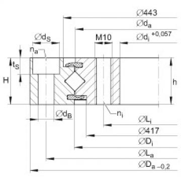 Crossed roller bearings - XU080430