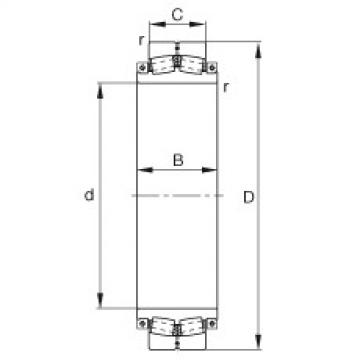 Spherical roller bearings - 230SM450-MA