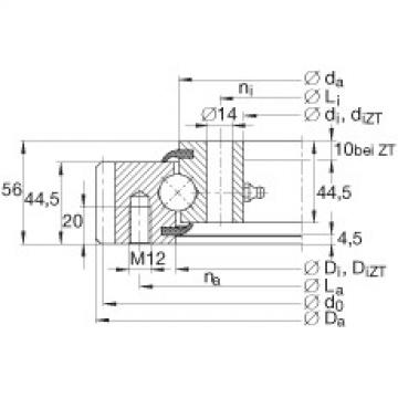 Four point contact bearings - VSA200544-N