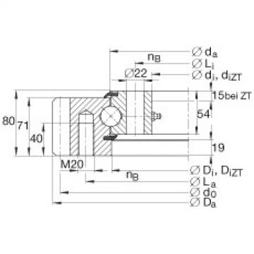 Four point contact bearings - VSA250855-N