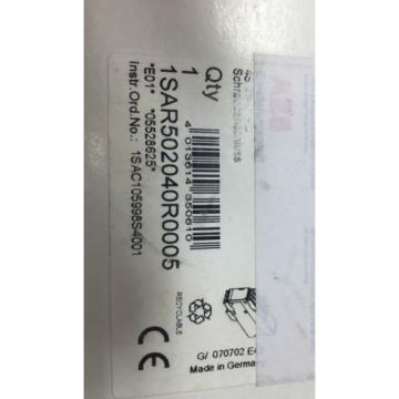 ABB 1SAR502040R0005 C579 Contact Expansion Unit Schraubanschluss New