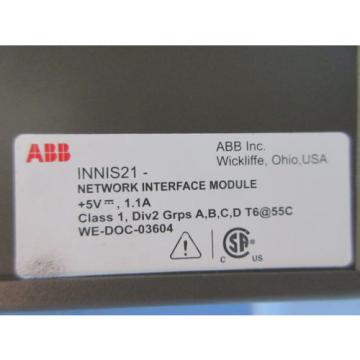 ABB Bailey INNIS21 Symphony Network Interface Module Assy 6644762B1 Rev E Infi90