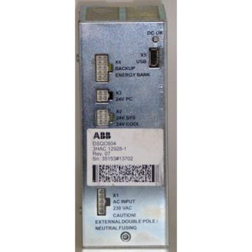 ABB DSQC 604 / DSQC604 3HAC12928-1 Rev. 07 Stromversorgung Power Supply Powerbox