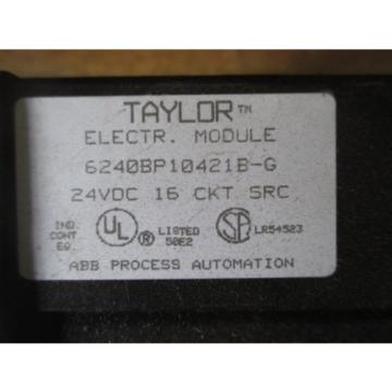 ABB TAYLOR ELECTRIC MODULE 6240BP10421B-G