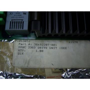 (6803) ABB Power Supply Drive Unit 3HAB2207-001 3HAB2207-1/3