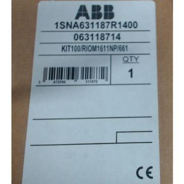 NIB ABB 1SNA631187R1400  002108010 RIOM 1611/P-24VDC - 60 day warranty