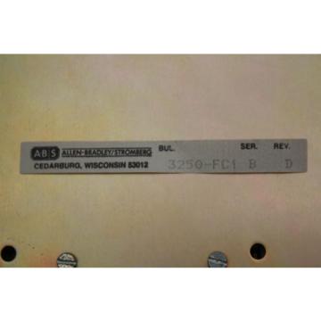 ABB Stromberg FDC86-UNIT2, 57772182, Allen-Bradley 3250-FC1