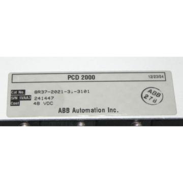 ABB 8R37-2021-31-3101 PCD 2000 INTERFACE 8R372021313101