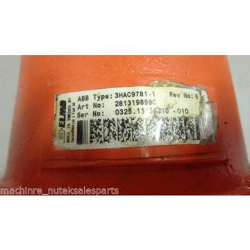 ABB ROBOTICS ROBOTIC SERVO MOTOR 3HAC9781-1  REV 6_281319898C