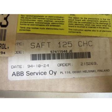 ABB CHOPPER CONTROL CARD SAFT-125-CHC *USED*