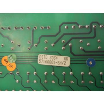 ABB 57160001-SH/2  CONNECTION BOARD DSTD-306  57160001SH2