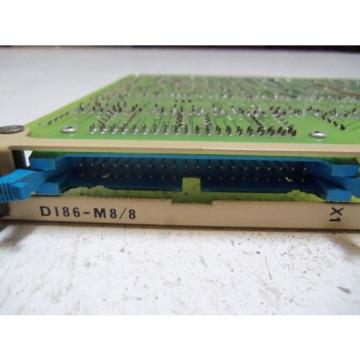 ABB DI86-M8/8 DIGITAL INPUT BOARD *USED*