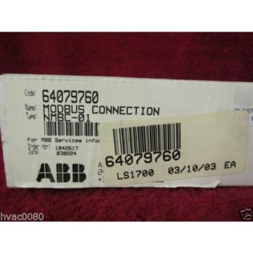 ABB NMBC-01 MODBUS CONNECTION 64079760 NEW SURPLUS