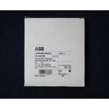 ABB 1SVR040013R2701 CC-U/RTDR Universal RTD Temperature Signal Relay Converter