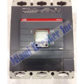 S6H-D ABB 3 Pole 600 Amp 600 Volt Circuit Breaker Type S6H