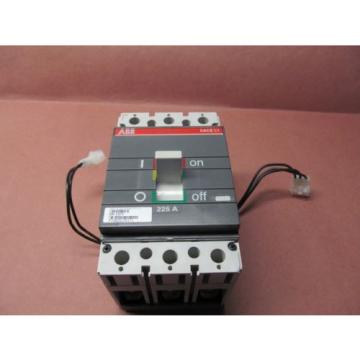 NEW ABB S3H-D 3 POLE 225 AMP 600 VOLT BREAKER WITH SHUNT TRIP