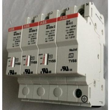 New ABB OVR 3N-40-320sP TS Surge Protector Device, 3P+N, 40kA, 320V