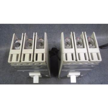 (1) ABB MOLDED CASE SWITCH 250 AMP 600 VAC 3 POLE &amp; AUX/ALARM MODEL: S4H-D