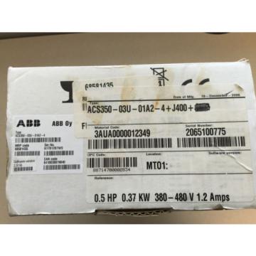 ABB ACS350-03U-01A2-4 Drive .5HP .37KW 3P 380-480V 1.2 AMPS - ACS350 Series