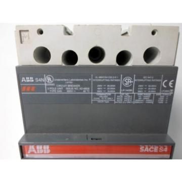 ABB SACE S4 CIRCUIT BREAKER 250 AMP