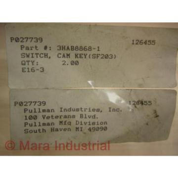 ABB 3HAB8868-1 Cam Key Switch