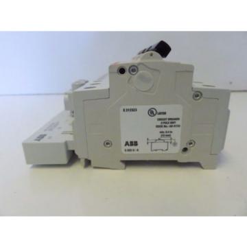 ABB S202U-K10A, K2A, K6A 2-pole 240V Circuit Breaker w/ABB PS 2/12/16 BP Busbar