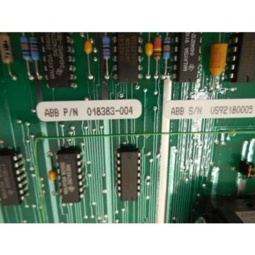 NEW ABB 018383-004  CIRCUIT BOARD 018383004